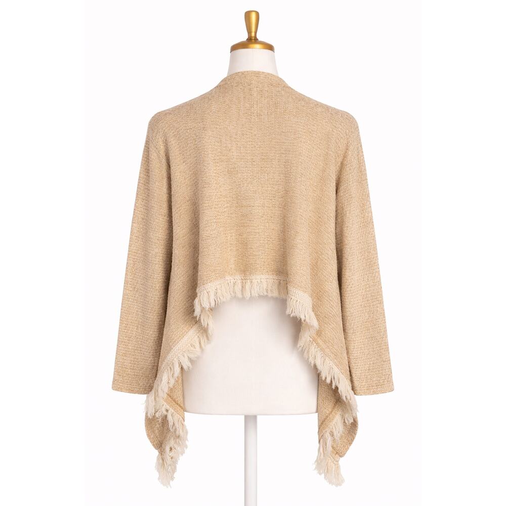 Bohemian Open Front Cardigan Womens Size XXL Hippie Peasant Cottagecore Granola - Picture 3 of 4